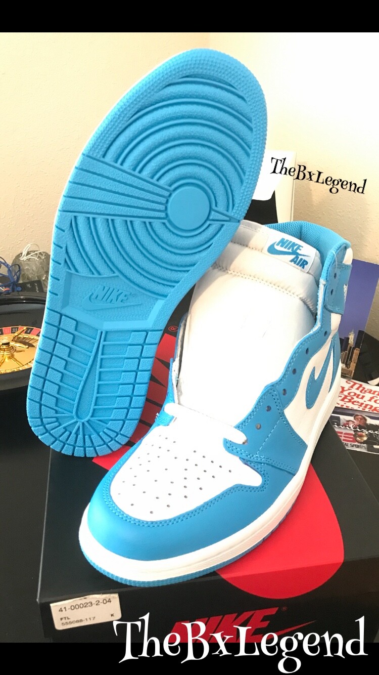 Jordan 1 Retro High OG UNC(2015)100% authentic size 9.5 | eBay