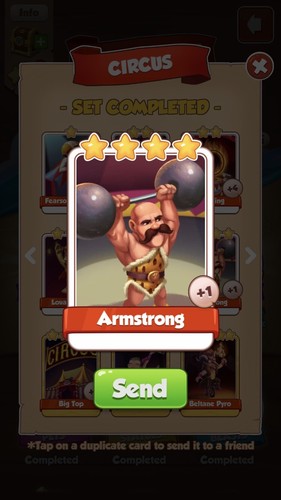 Coin Master Armstrong Card  