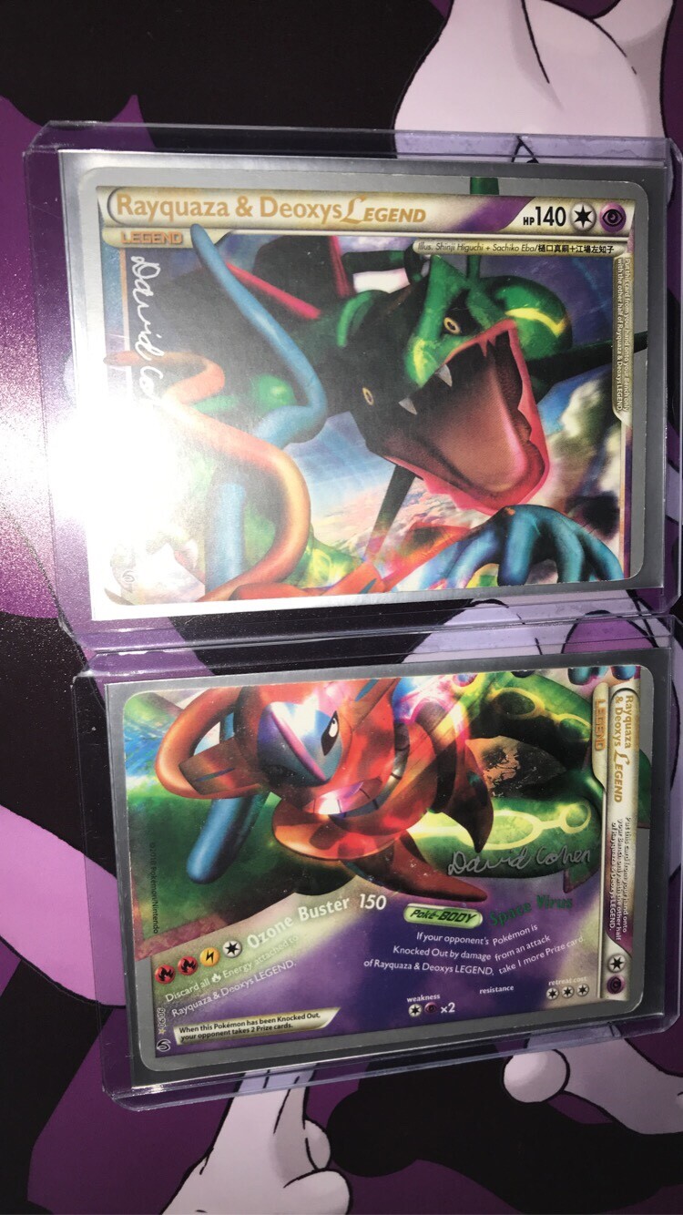 ポケモンカードゲーム PCG - Rayquaza & Deoxys LEGEND L3 1ED Rayquaza & Deoxys Legend Cards World Championship Edition | eBay