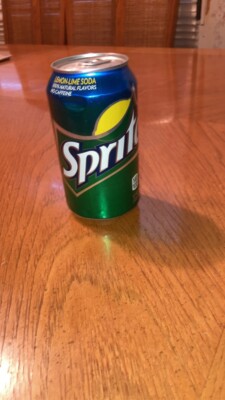 Factory Error  Empty Unopened Pressurized Sprite Can