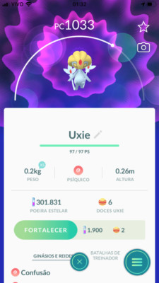 Pokemon TRADE - Uxie !! 30 Days Friendship Bonus !! Read the Description