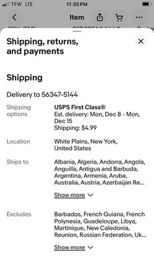 Item photo(s) from verified buyer