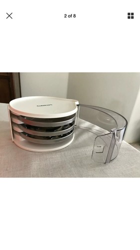 Cuisinart Food Processor DISC Holder + Grater Shred Slice Blade SET for DLC 8 10
