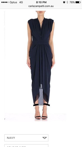 Pinko Venturone Chiffon Long Dress | eBay