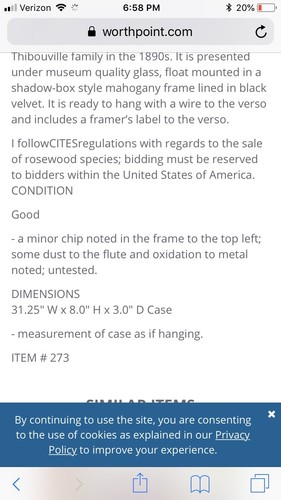 Antique Wooden flute Martin Frères 1840