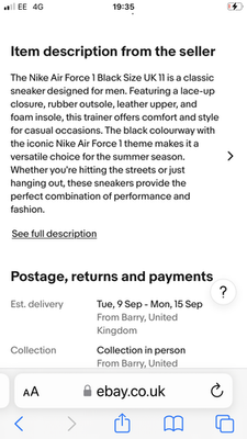 Item photo(s) from verified buyer