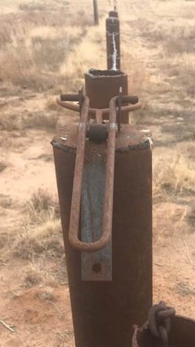 Barbed Wire Gate Latch