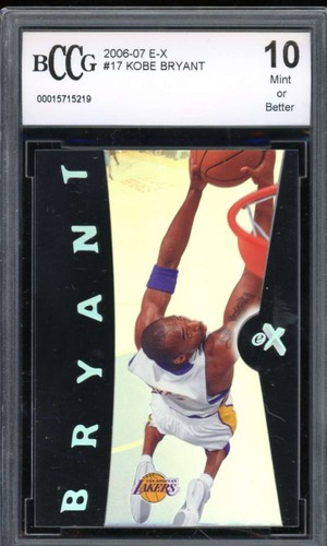 2006-07 E-X #17 Kobe Bryant Card BGS BCCG 10 Mint+ | eBay