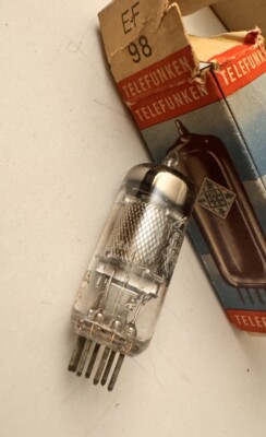 Telefunken EF98 NOS audio Tube Heerlan Holland Factory