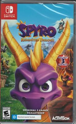 Spyro Reignited Trilogy NSW (Brand New Factory Sealed US Version) Nintendo Switc