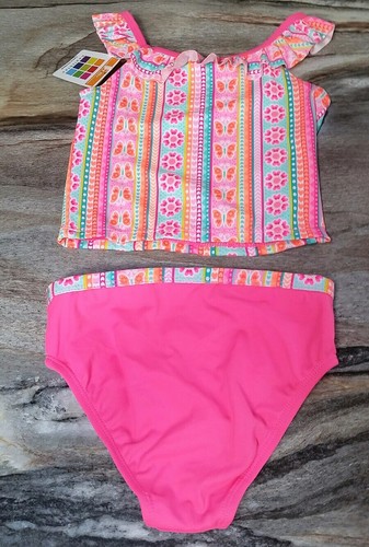 NEW!!! toddler girls 2 pc.pink tankini swimsuit