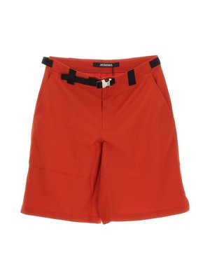 Pre-owned Jacquemus Buckled Shorts In Red