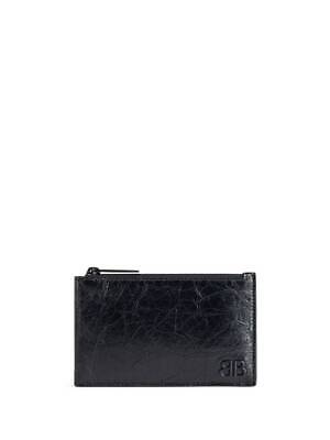 Pre-owned Balenciaga Man Black Wallet - 766575 100% Original