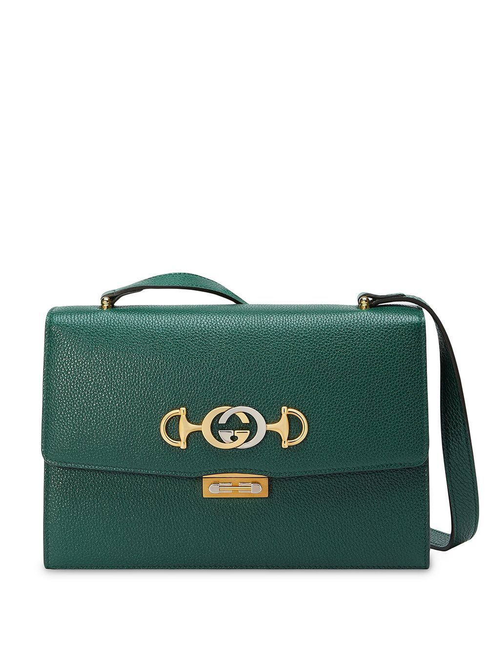 ショルダーバッグ・ポシェット GUCCI OLIVE GREEN LEATHER LARGE GUCCI SOFTBIT SHOULDER BAG For Pre-Fall 2025 Sabato De Sarno Takes Us Back to 1970s
