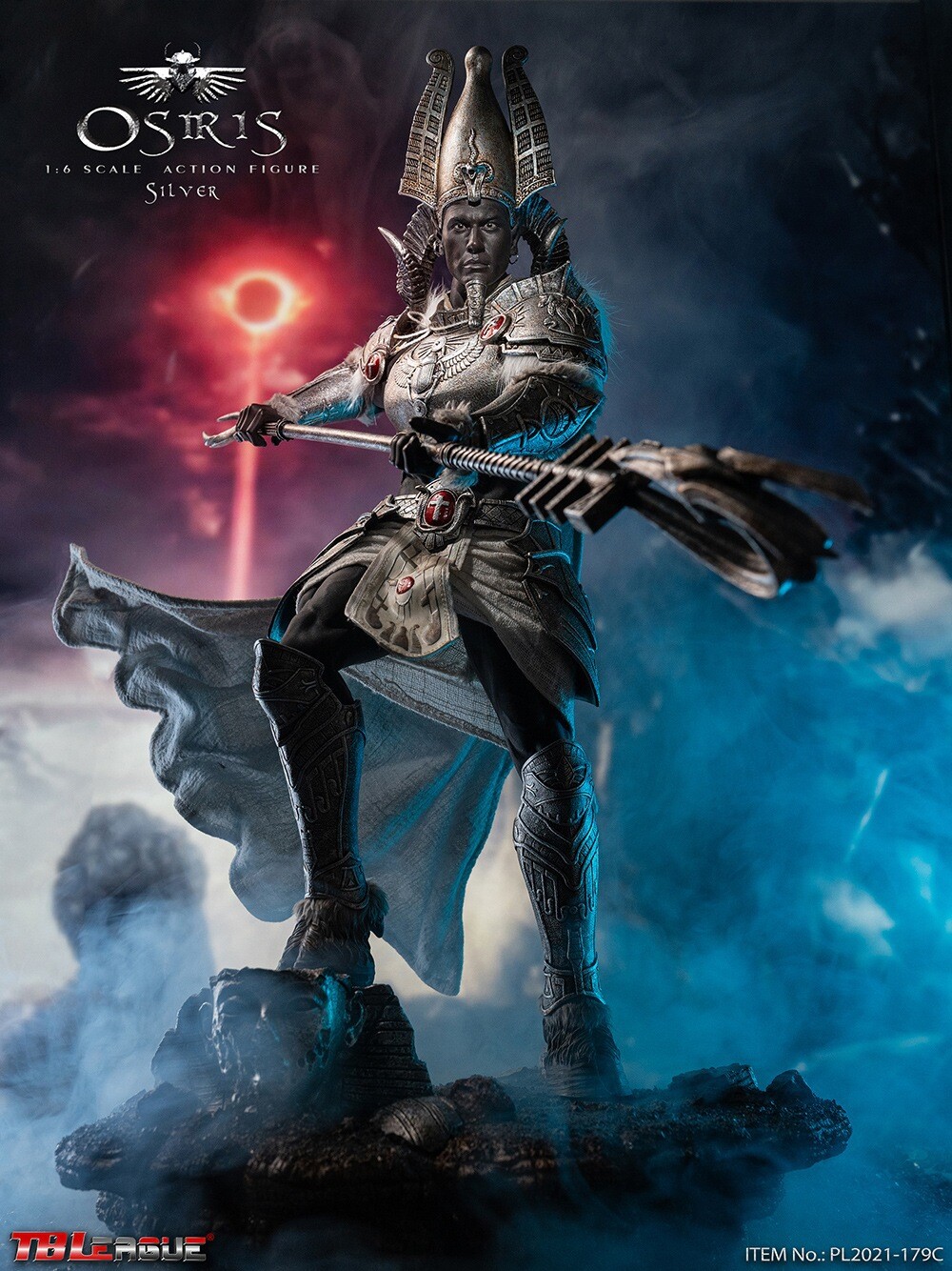 TBLeague 1/6 冥界の神 オシリス シルバー.Ver TBLeague 1:6 Ancient Egyptian God Osiris Silver PL2021-179C