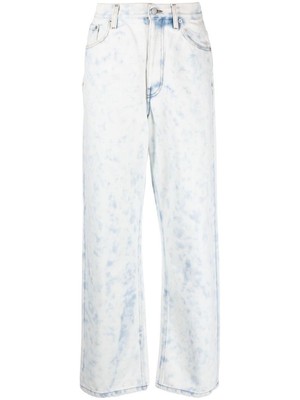 Dries Van Noten Faded-effect Wide-leg Jeans