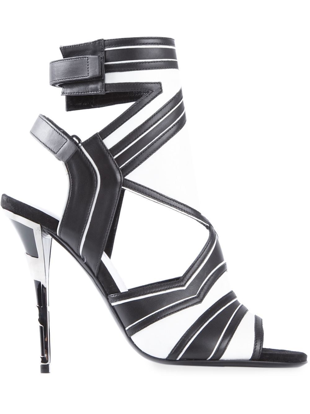 Balmain tacón de cuero mujer