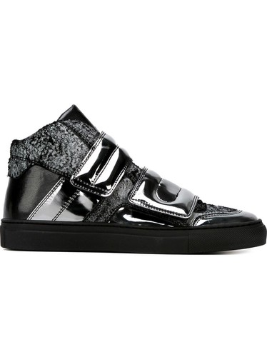 未使用級✨️MM6 Maison Margiela Décolleté ヒール 黒 Maison Margiela Black DéColleté Platform Heels In T8013