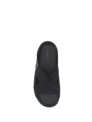 GIVENCHY GIVENCHY CROSSED STRAP SANDALS