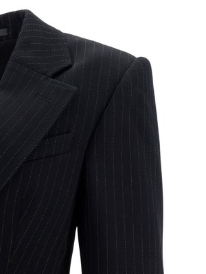 Pre-owned Balenciaga Blazer Jacket In Black/white