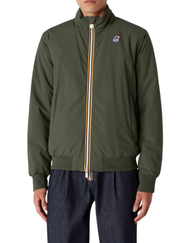 Pre-owned Kway K-way Jacket K7111hw Jacket Polyester Green Man