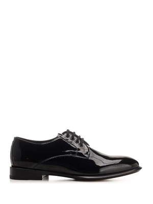 Pre-owned Alexander Mcqueen Slim Tread Lace-up Derbies In Black