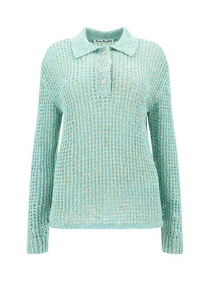 Pre-owned Acne Studios Polo Sweater In Blue