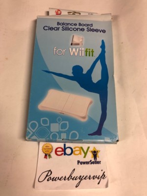 NEW  Nintendo Wii Fit U Balance Board Clear Silicone Skin Rubber Cover 2DAYGET