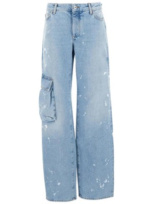 Pre-owned Off-white Toy Box Painted Pocket Pants