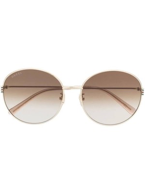GUCCI GUCCI GG1281SK-002 GOLD GOLD BROWN SUNGLASSES