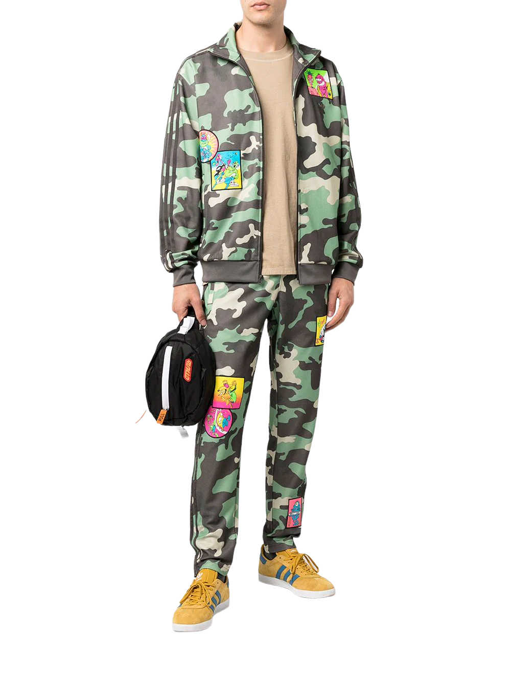 Men's Adidas Originals X Jeremy Scott Camo Track Top Jacket
