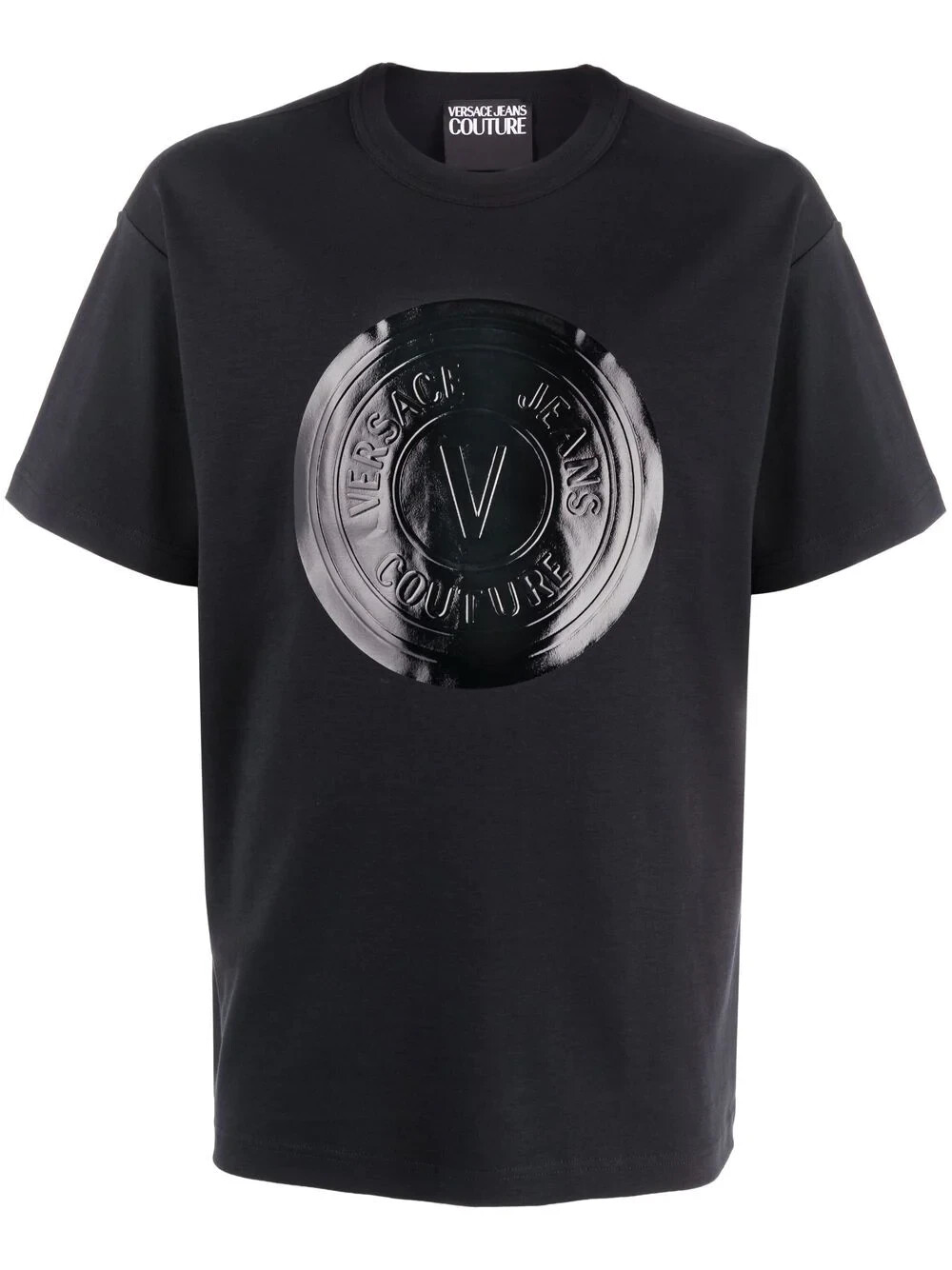 VERSACE JEANS COUTURE LOGO EMBELLISHED T-SHIRT. | eBay
