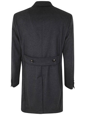 Pre-owned Sartoria Latorre Enzo Double Breasted Coat In Gray