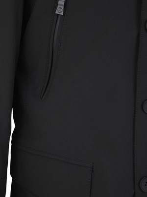 Pre-owned People Of Shibuya Showa Travel Jacket With Full Zip In Black