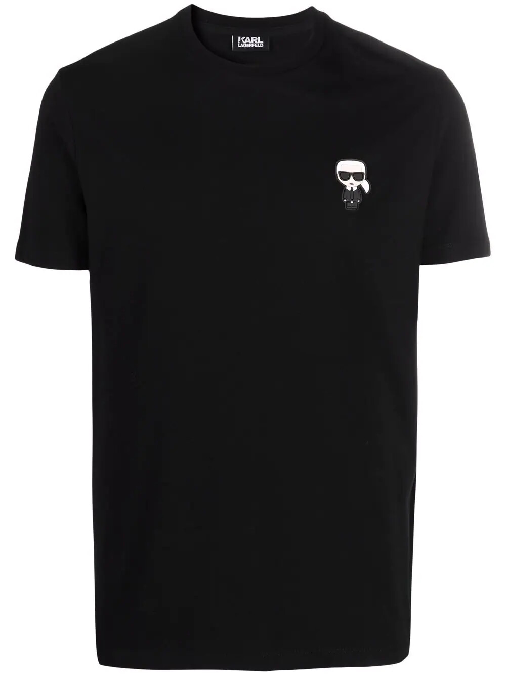 KARL LAGERFELD- IKONIK KARL Tシャツ KARL LAGERFELD IKONIK RUBBER PATCH T SHIRT-BLACK. | eBay