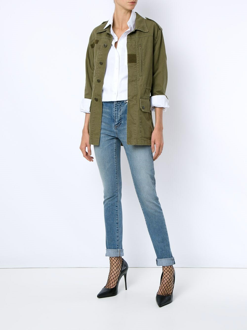 【国内発送】Saint Laurent レースブレザー Saint Laurent Paris(サンローランパリ) クラシック モーター