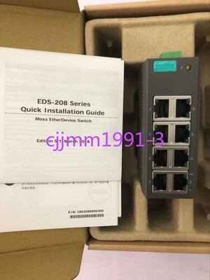 1PC  MOXA EDS-208 8-port industrial switch #T9*