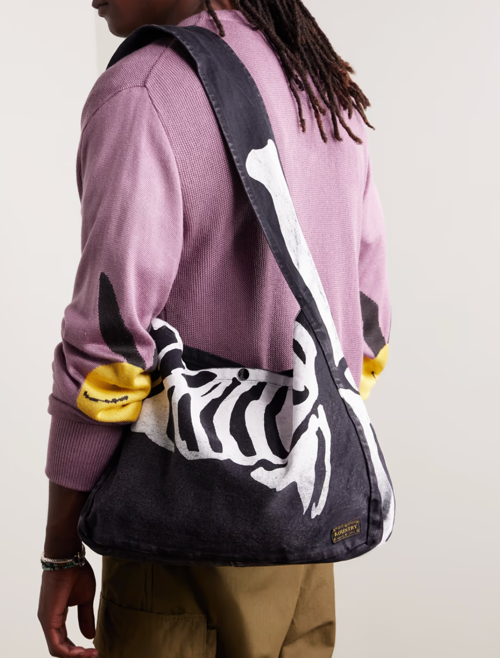 KAPITAL 14oz BONE BOOK BAGショルダーバッグ
