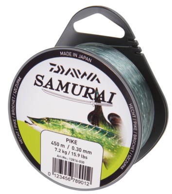 Daiwa Samurai monofile Angelschnur Zander Forelle Aal Hecht Karpfen Waller alle