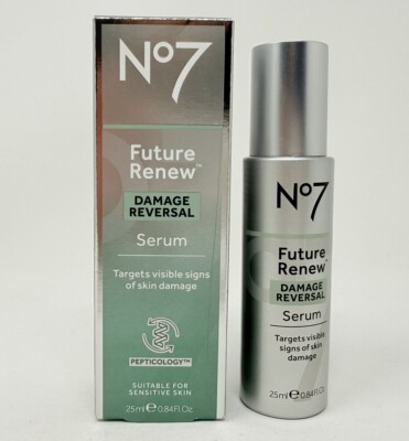 No7 Future Renew Damage Reversal Serum 25ml/0.84oz. New In Box