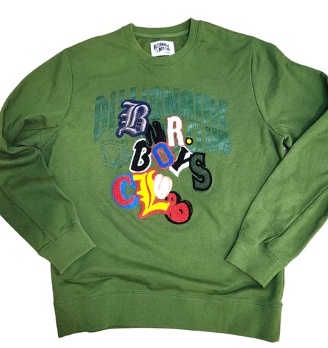 Billionaire Boys Club Large BBC Embroidered Sweatshirt Camo