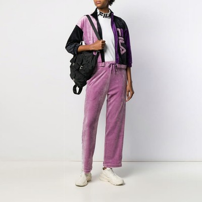 

Fila Emiko Pants Женские сиреневые повседневные спортивные штаны Спортивная одежда Низ, Фиолетовый, Fila Emiko Pants