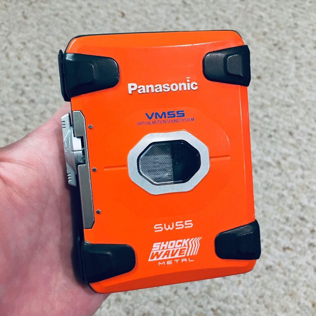 Panasonic SW55 Walkman Cassette Player, Super Rare Orange Panasonic SW55 Walkman Cassette Player, Super Rare Orange