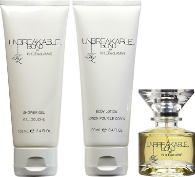 Unisex Unbreakable Bond by Khloe & Lamar 1.0 edt 3pc set 3.4 B/L + 3.4 S/G NEW