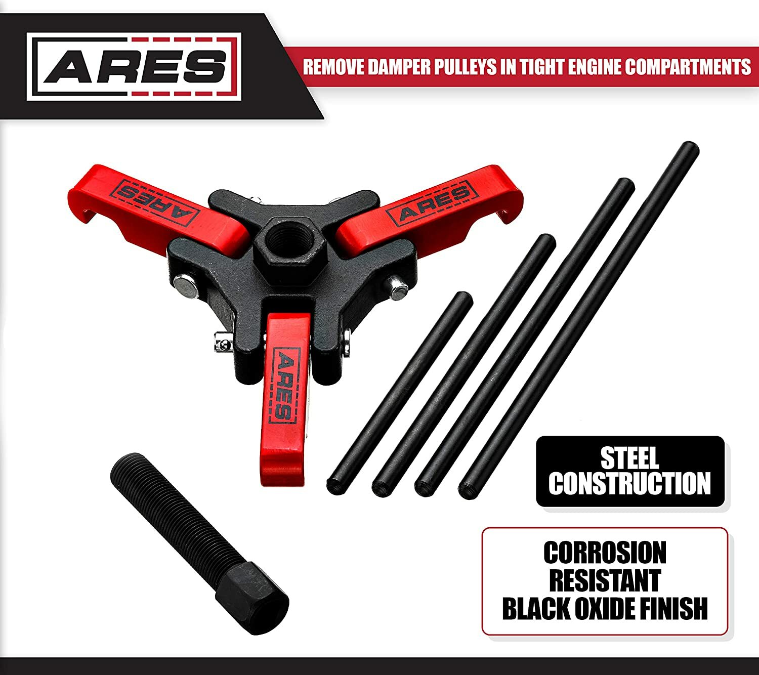 Auto Harmonic Balancer Puller Kit Gm Ls Tool Motor Engine