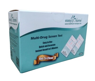 (5 Pack) Easy@Home 5 Panel Instant Result In 5 Min! Urine Multi Drug Screen Test