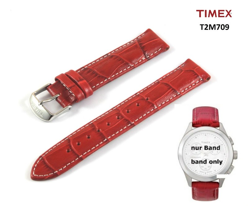 Timex Bracelet De Rechange T2m709 SÃ©Ries-T Femmes Chronographe - 18mm Multifit