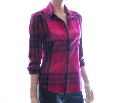 BURBERRY LONDON/Blouse/Size 6/Cotton/BLU/CNALLASI8GUA | eBay