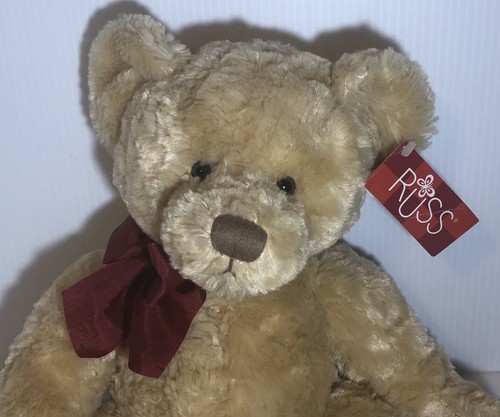 Russ SPENCER Soft Tan Bear Plush Stuffed Animal Spencer #24093 from Russ Berrie