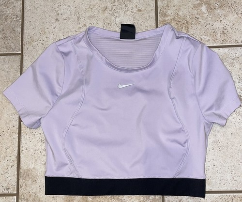 lavender nike crop top